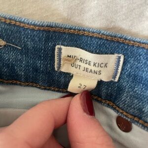 Madewell Kick Out Jeans - worn twice